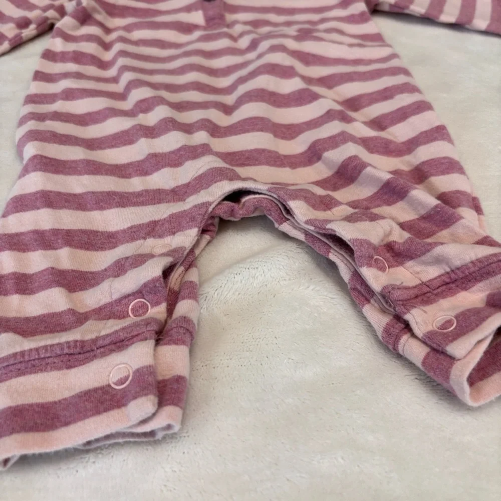 Gymboree pink striped outfit baby girl 0-3 months
